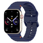 Flexible silicone Apple Watch band by Strapium, view 2
