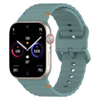 Flexible silicone Apple Watch band by Strapium, view 3