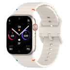 Flexible silicone Apple Watch band by Strapium, view 4