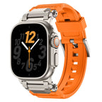 Adventure Silicone Strap for Apple Watch by Strapium, view 2