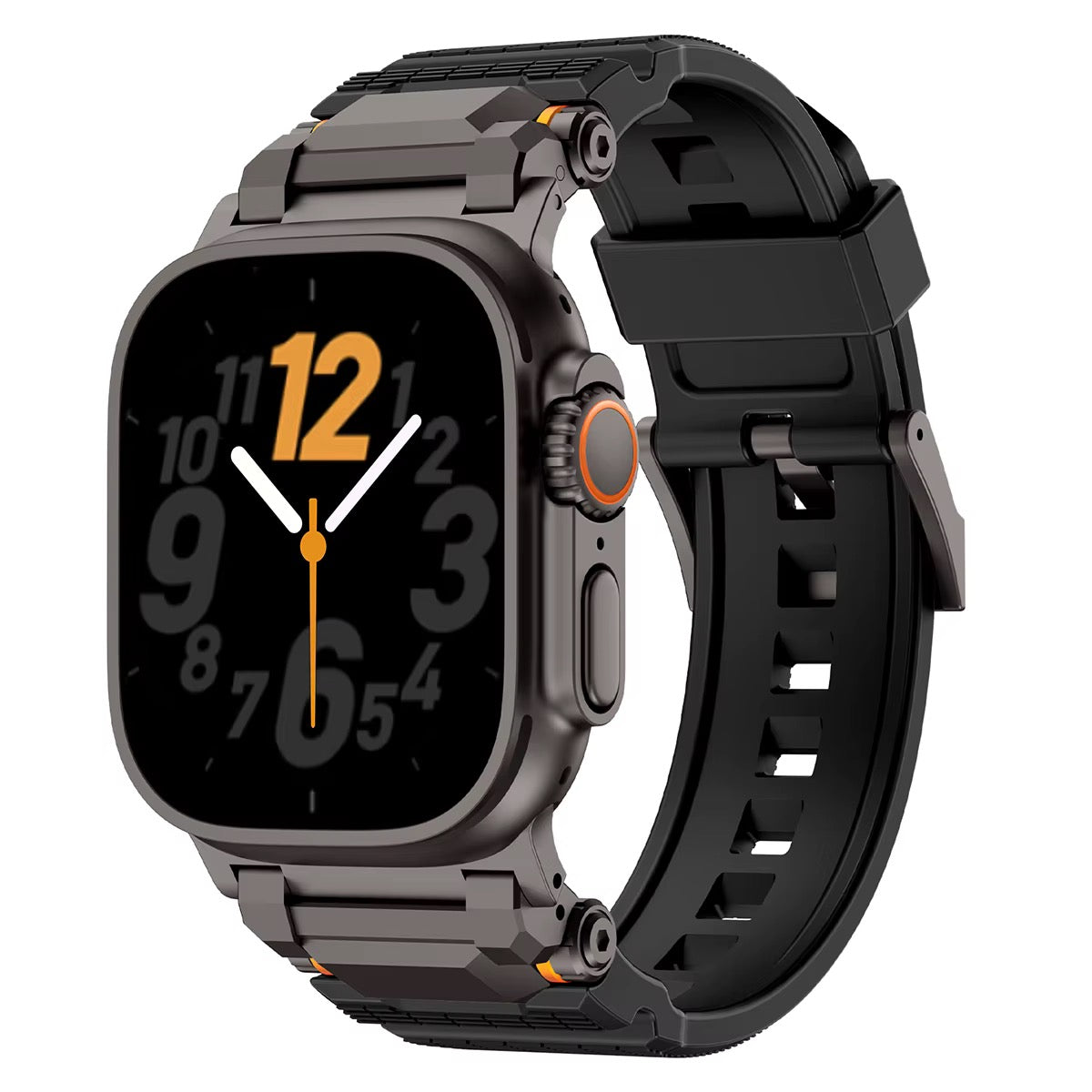 Adventure Silicone Strap for Apple Watch by Strapium, view 3