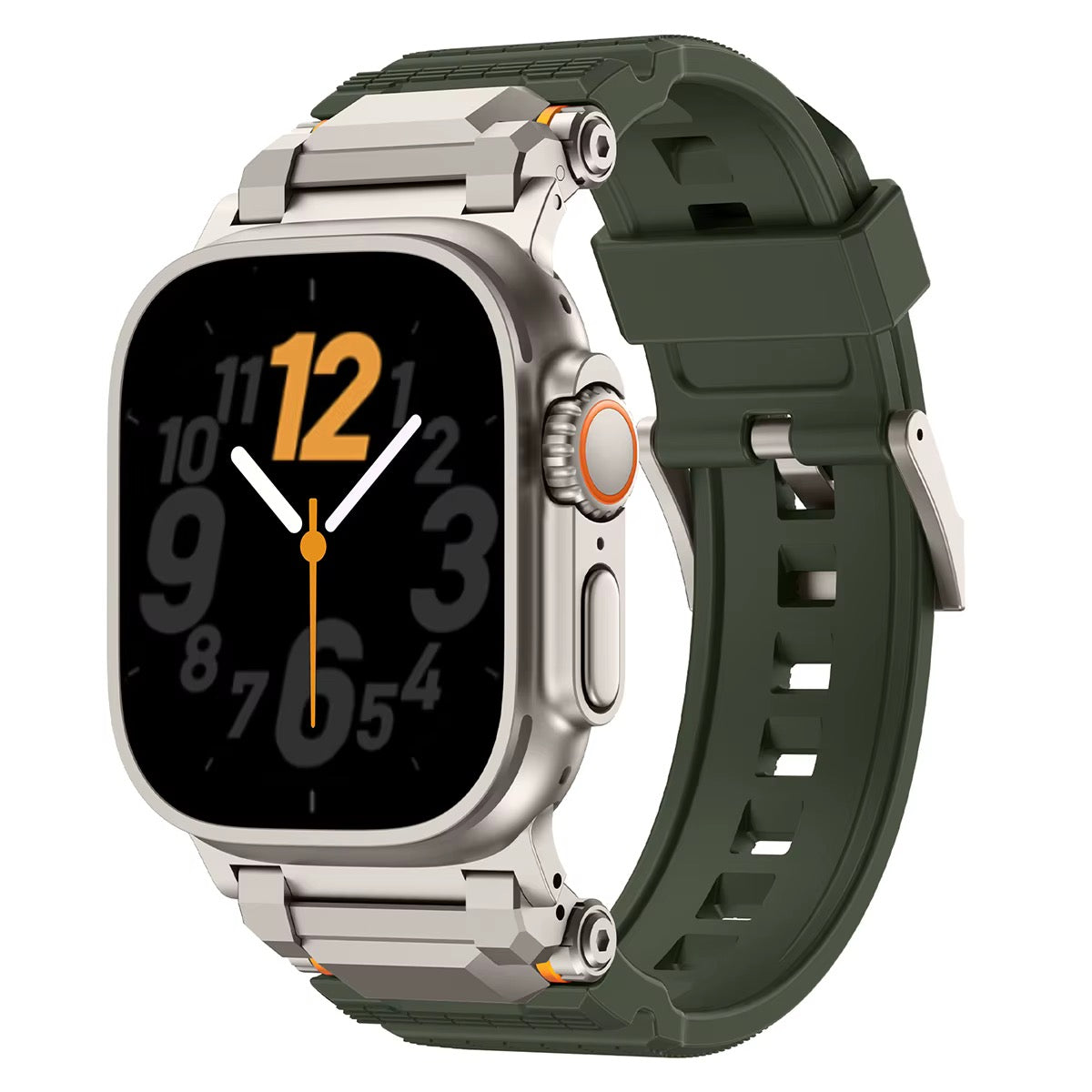 Adventure Silicone Strap for Apple Watch by Strapium, view 5