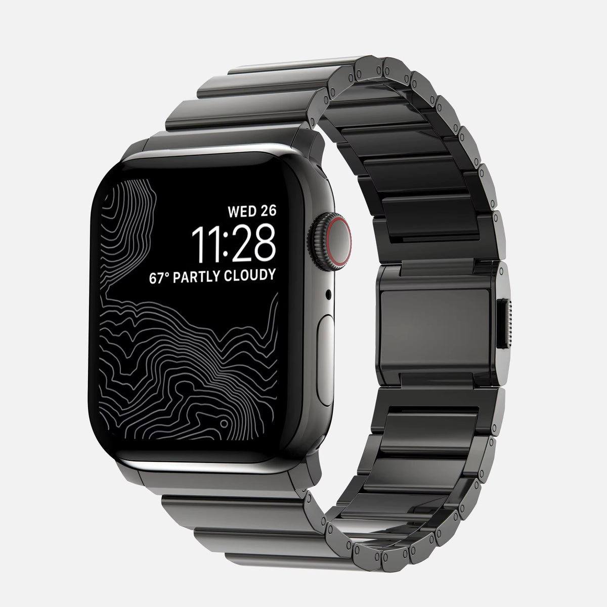 Steel Magnetic Band for Apple Watch by Strapium, view 4