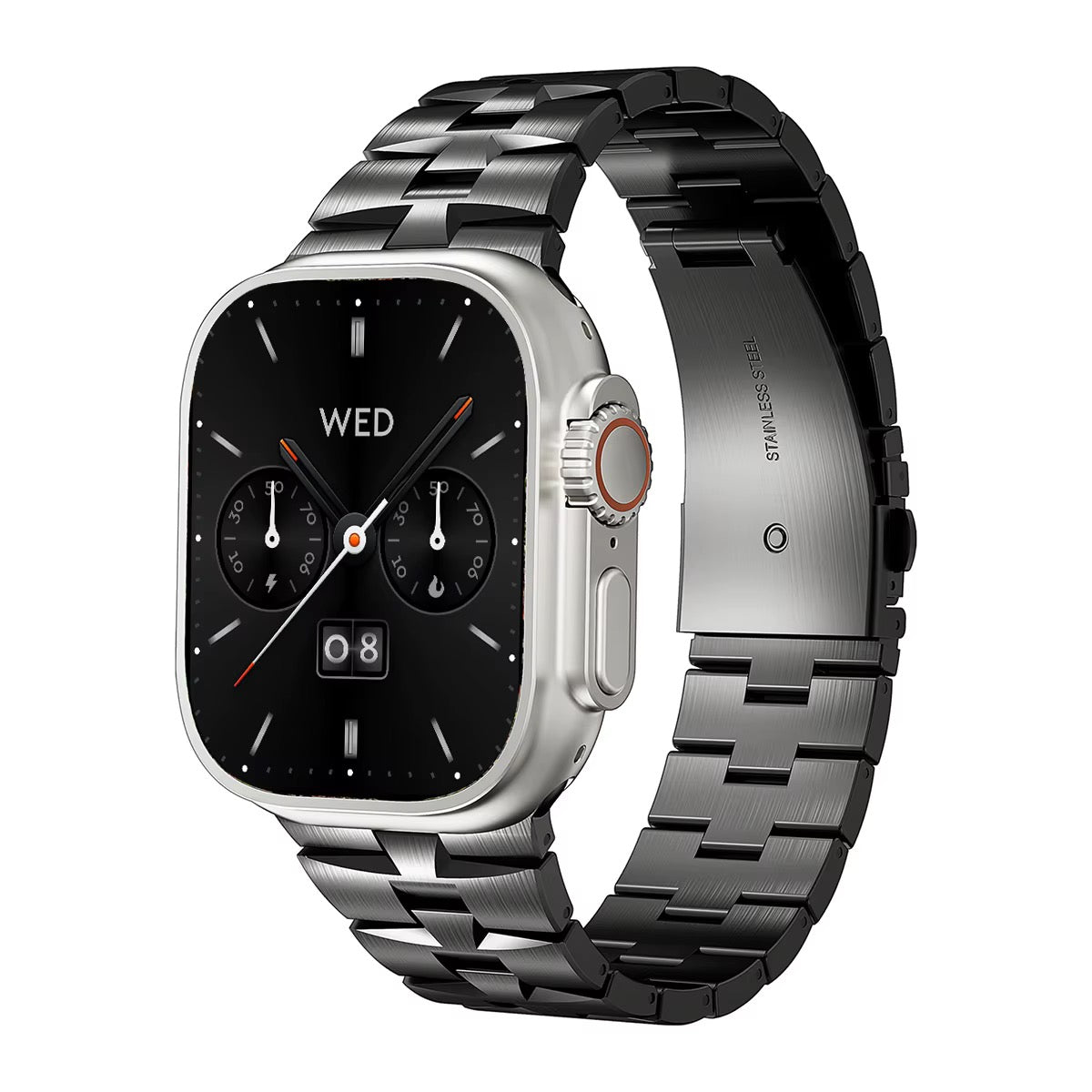 Stainless Steel Strap for Apple Watch by Strapium, view 3