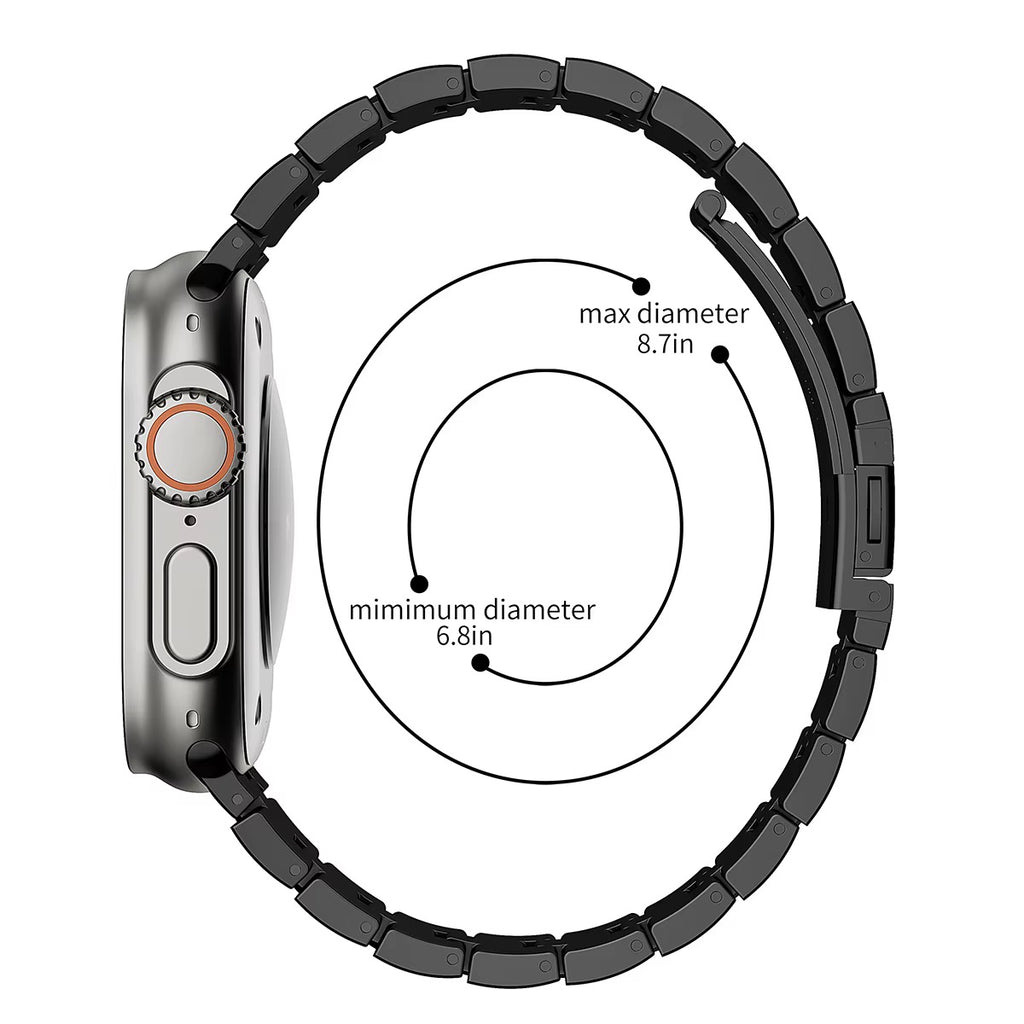Stainless Steel Strap for Apple Watch by Strapium, view 5